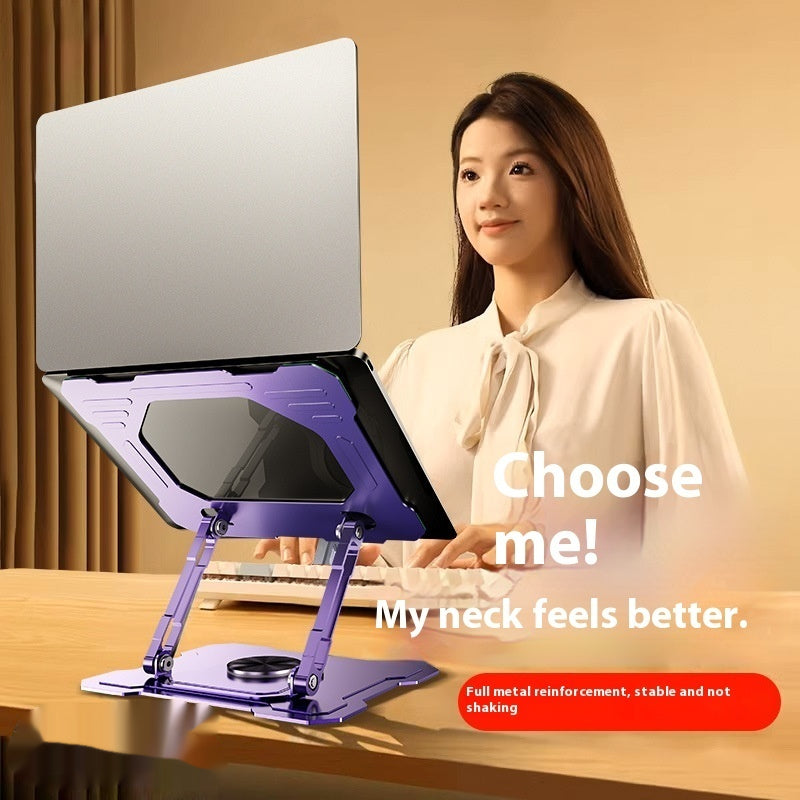 Multi-fonctionnel Bureau pliant bloc-notes rotatif de refroidissement
