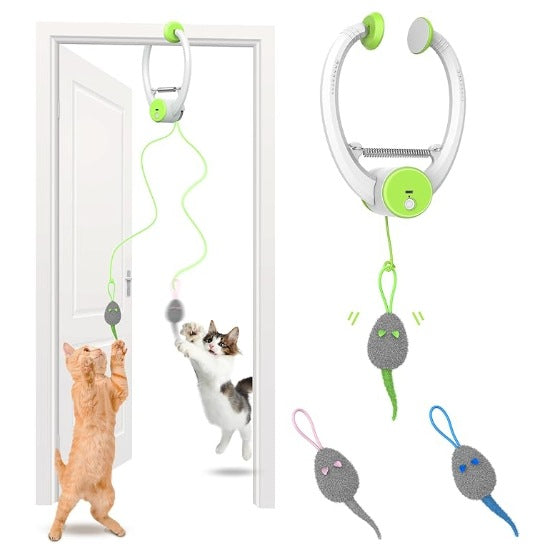 Couleur Beating Souris porte-porte électrique suspendu Automatic Interactive Toy