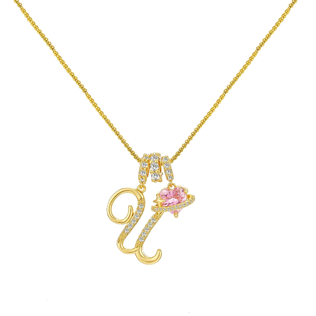 Dopamine 26 Anglais lettre collier fille légère luxe minorité haut sens