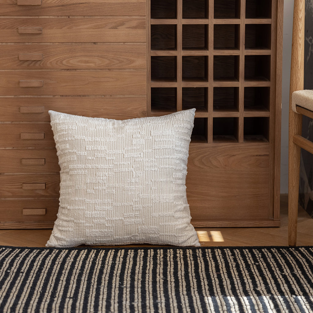 Canapé américain de style Yarn-dyed housse de dossier avec épais lombaire oreiller