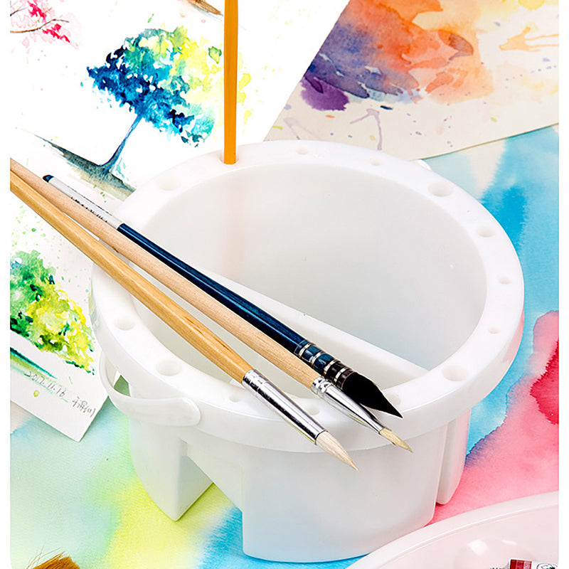 L'utilisation de l'art étudiant Porte-brosse portable pour la peinture Gouache Aquarelle Peinture Materia