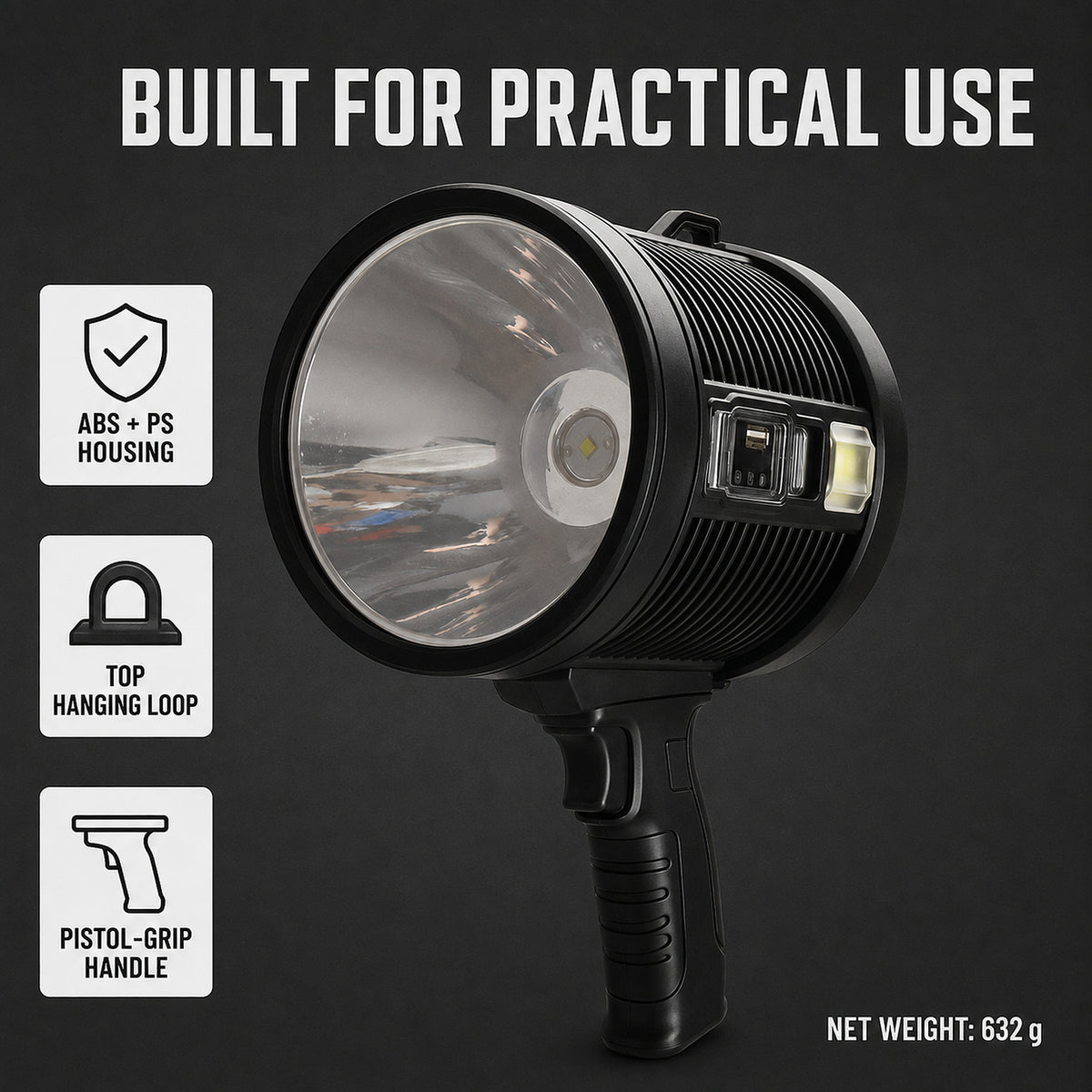 Lampe de poche à LED W5114 pour Ca