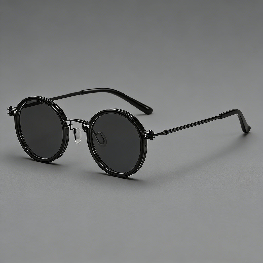 Lunettes de soleil anti-ultraviolets métalliques pour la conduite