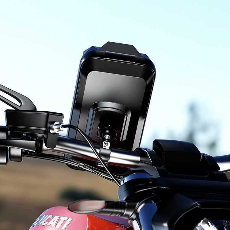 Moto Waterproof Handlebar Riding Navigation Bracket