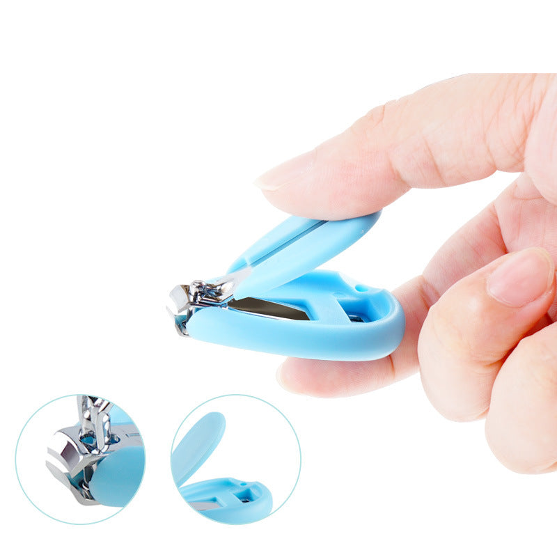 Ensemble de ciseaux de soins pour bébé anti-pinch