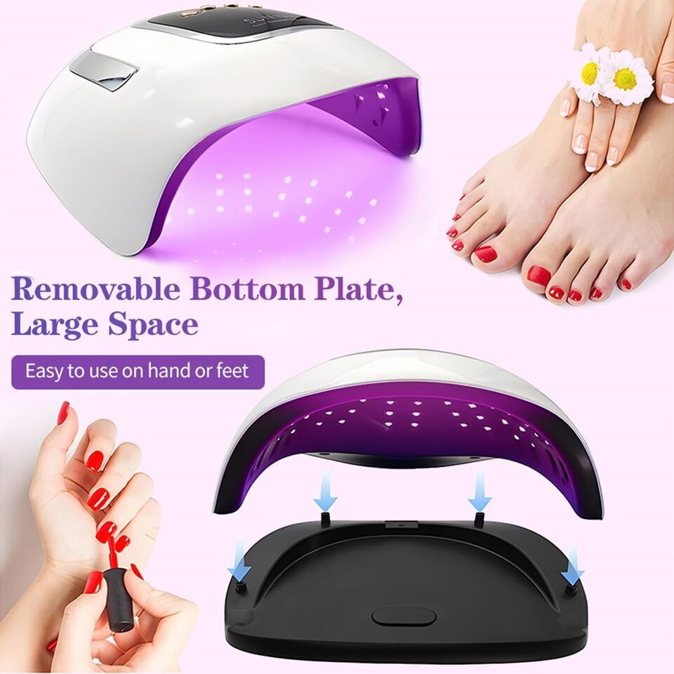 280W UV Lampe à ongles outil 66LED professionnel sécheur polonais Gel lumières acryliques