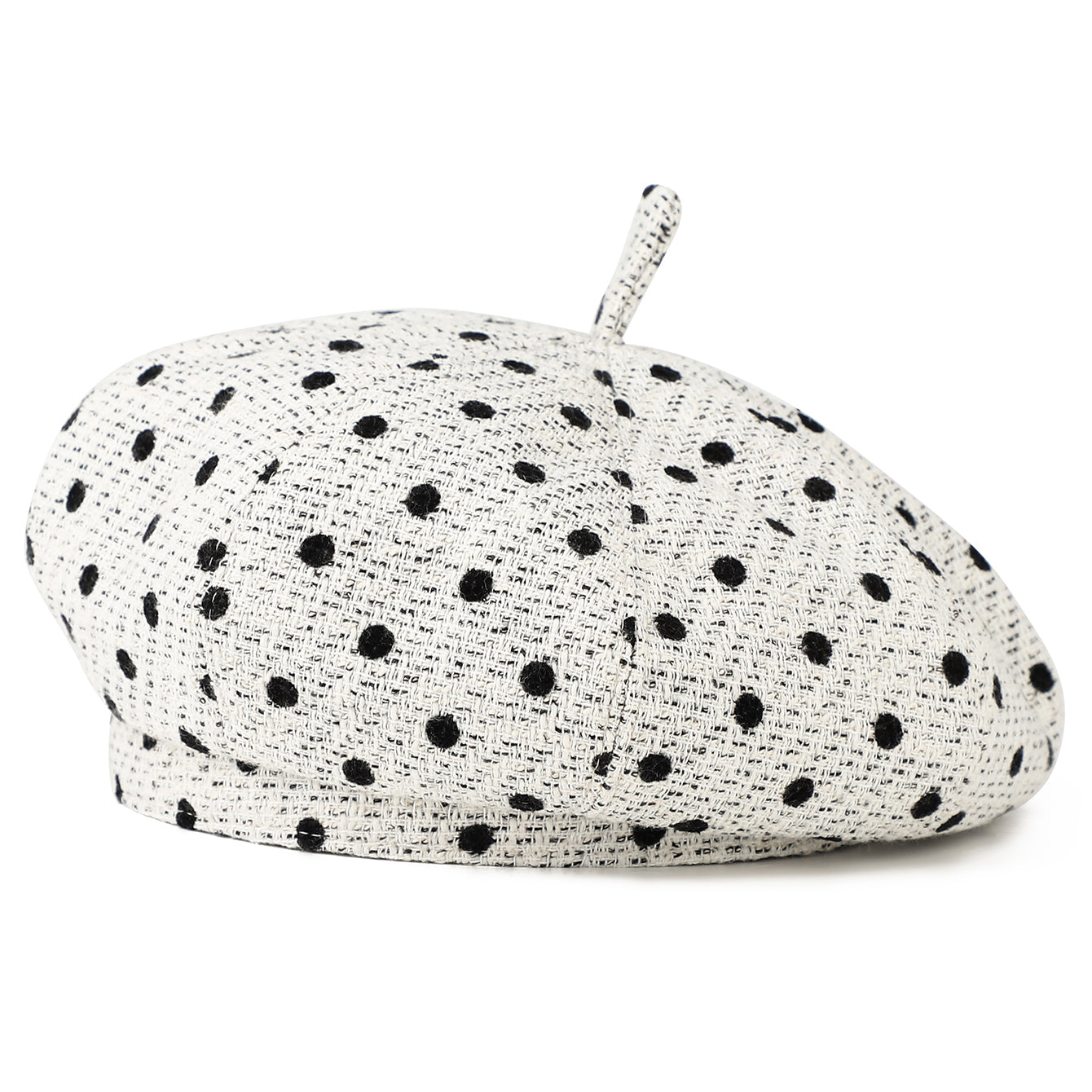 La mode de style coréen présente une large gamme de bérets en laine avec Polka Do
