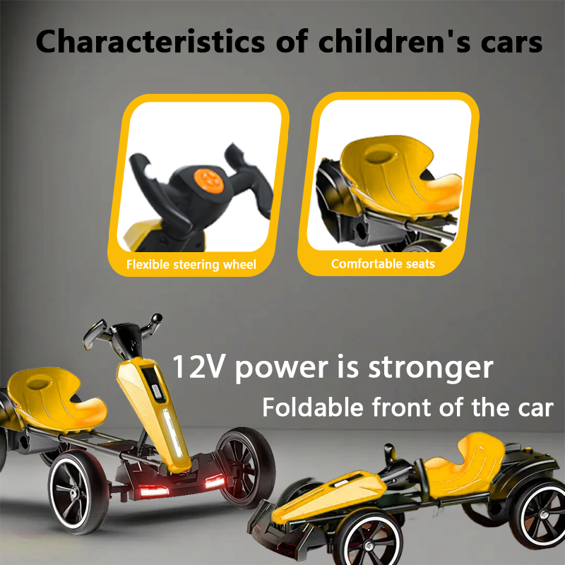 12V Pédale électrique pour enfants Go Kart