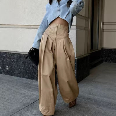 Pantalons de style rue à large jambe