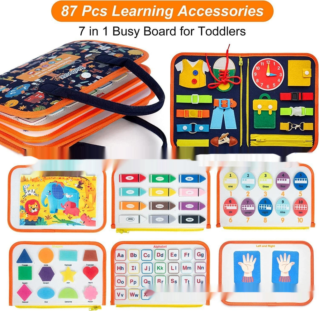 Portable Conseil d'apprentissage du vêtement pour enfants Toy Conseil d'éducation précoce
