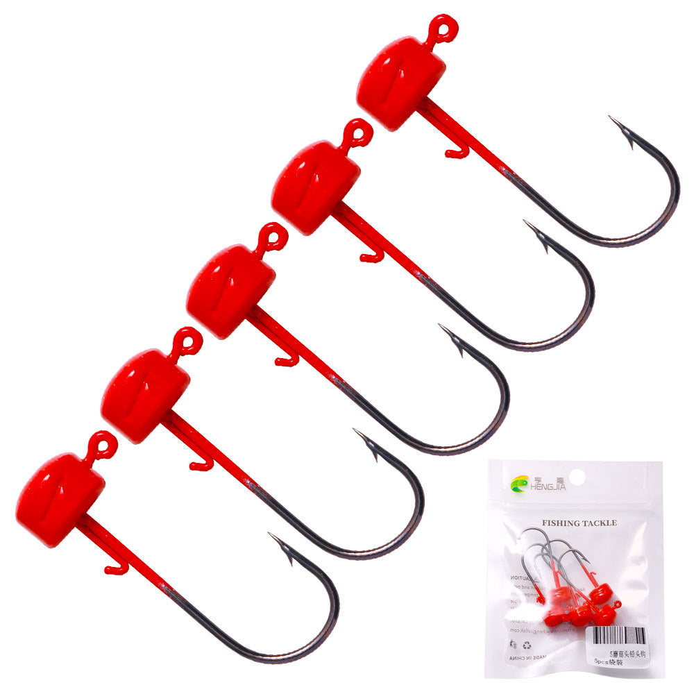 Haircut en forme de champignons Fishhook Jig Crochet Accessoires