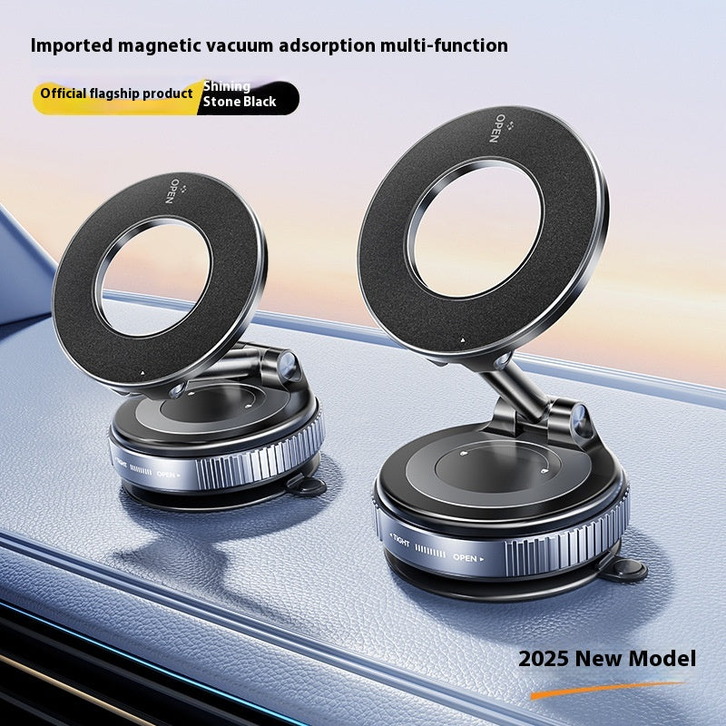 Magnetic Phone Holder with Foldable Suction Cup Adjustable Magnetic Car Mount S