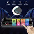 HD 1080p Dual Lens Rearview Miroir Enregistreur