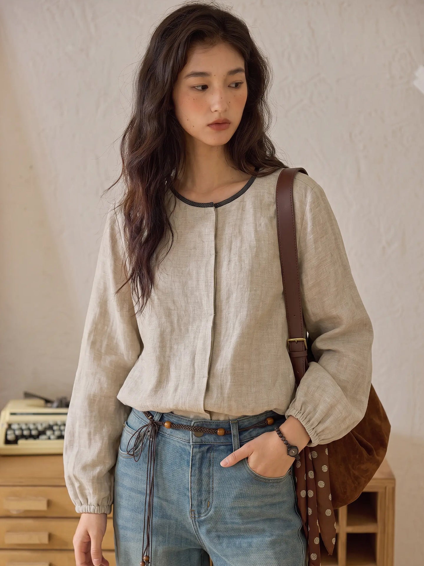Veste polyvalente courte casual femmes pour le printemps et l'automne