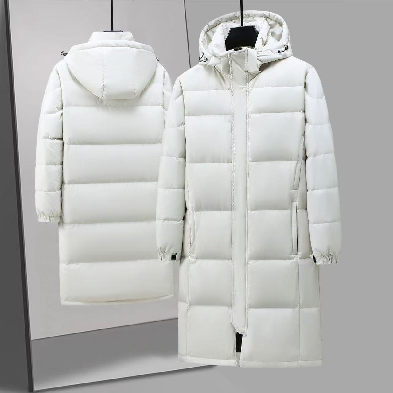 Veste à capuche d'hiver pour hommes et femmes de taille moyenne