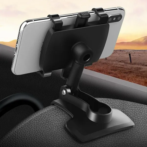 Support universel de support de tableau de bord de voiture Support de serrage Cradle Clip pour téléphone cellulaire GPS