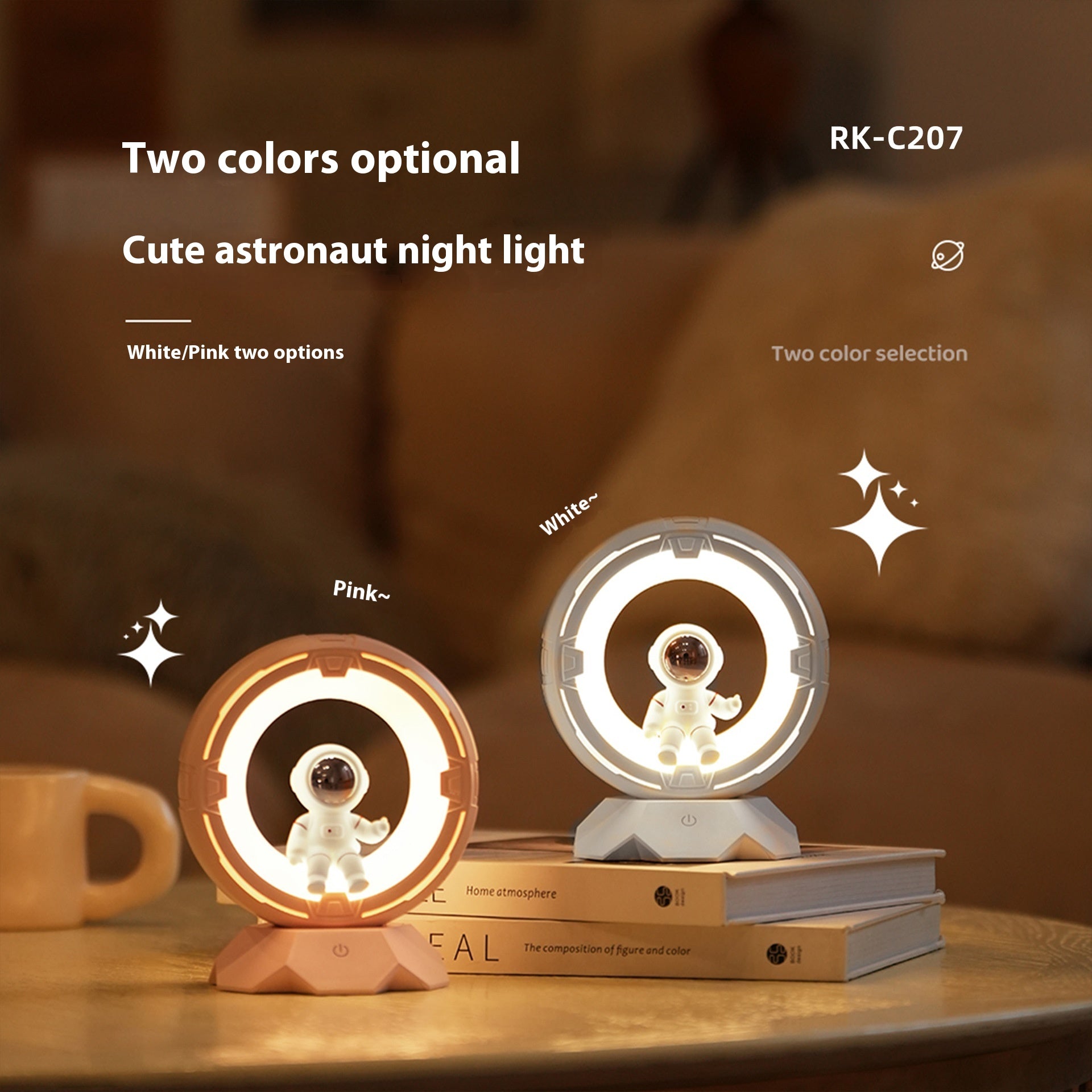 Astronaute créatif LED petite lampe de nuit