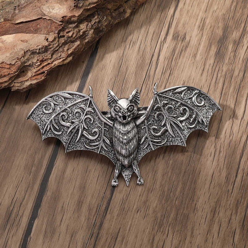 Clip de cheveux rétro gothique Bat Rune
