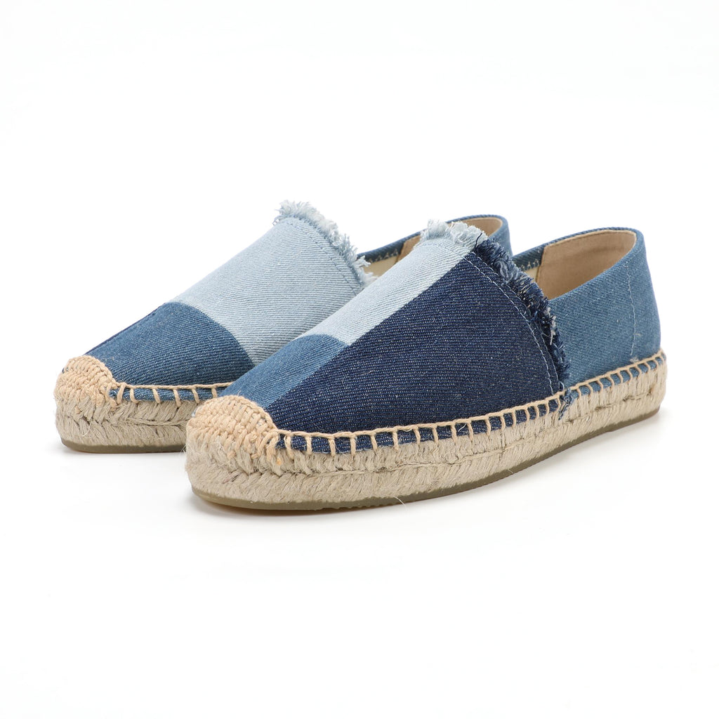 Chaussures de toile plate de Denim pour femmes de style Harajuku