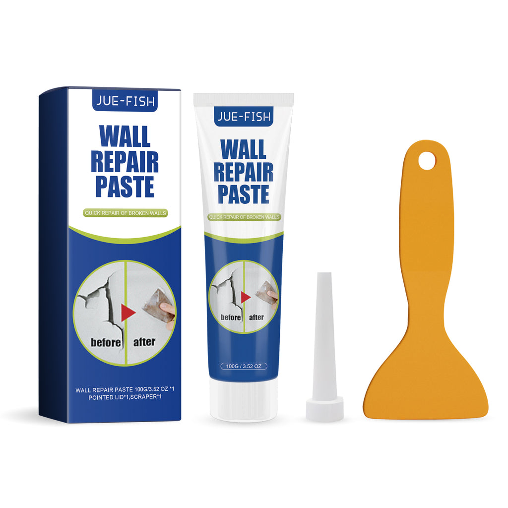 Pâte de réparation murale 1 0 0g Bouteille-1 Scraper-1 Aiguille Tip1box