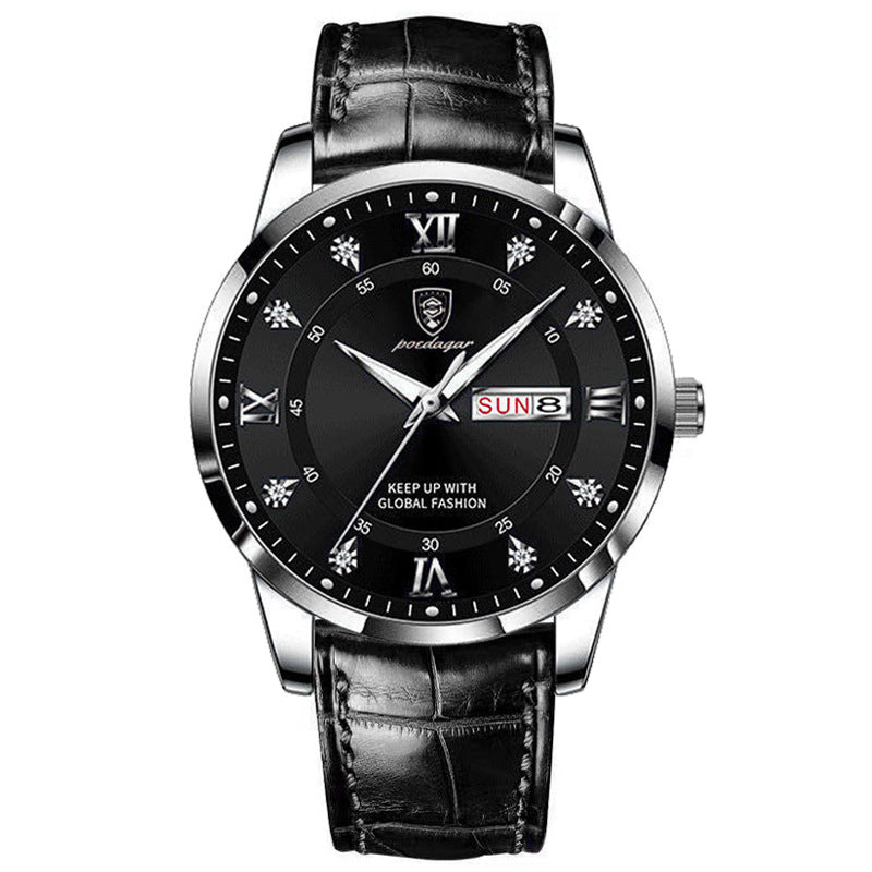 Montre Quartz ultra-mince pour hommes