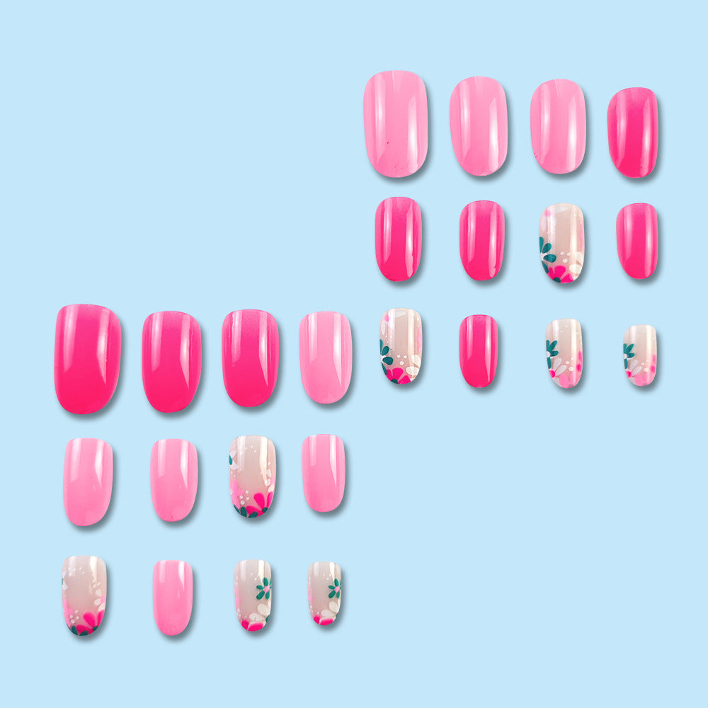 Femmes Floral Fashionable et Créative Conseils d'art de ongles