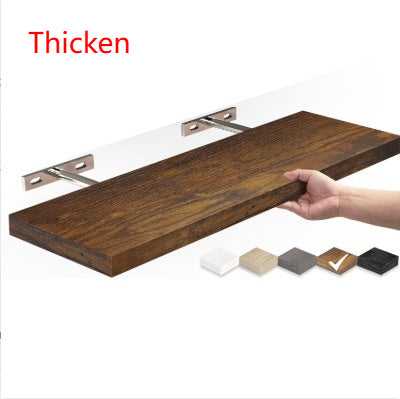 Solid Wood Wall Mounted Storage Shelf