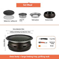 Ménage extérieur Portable Charbon grillé Sans fumée Barbecue Four