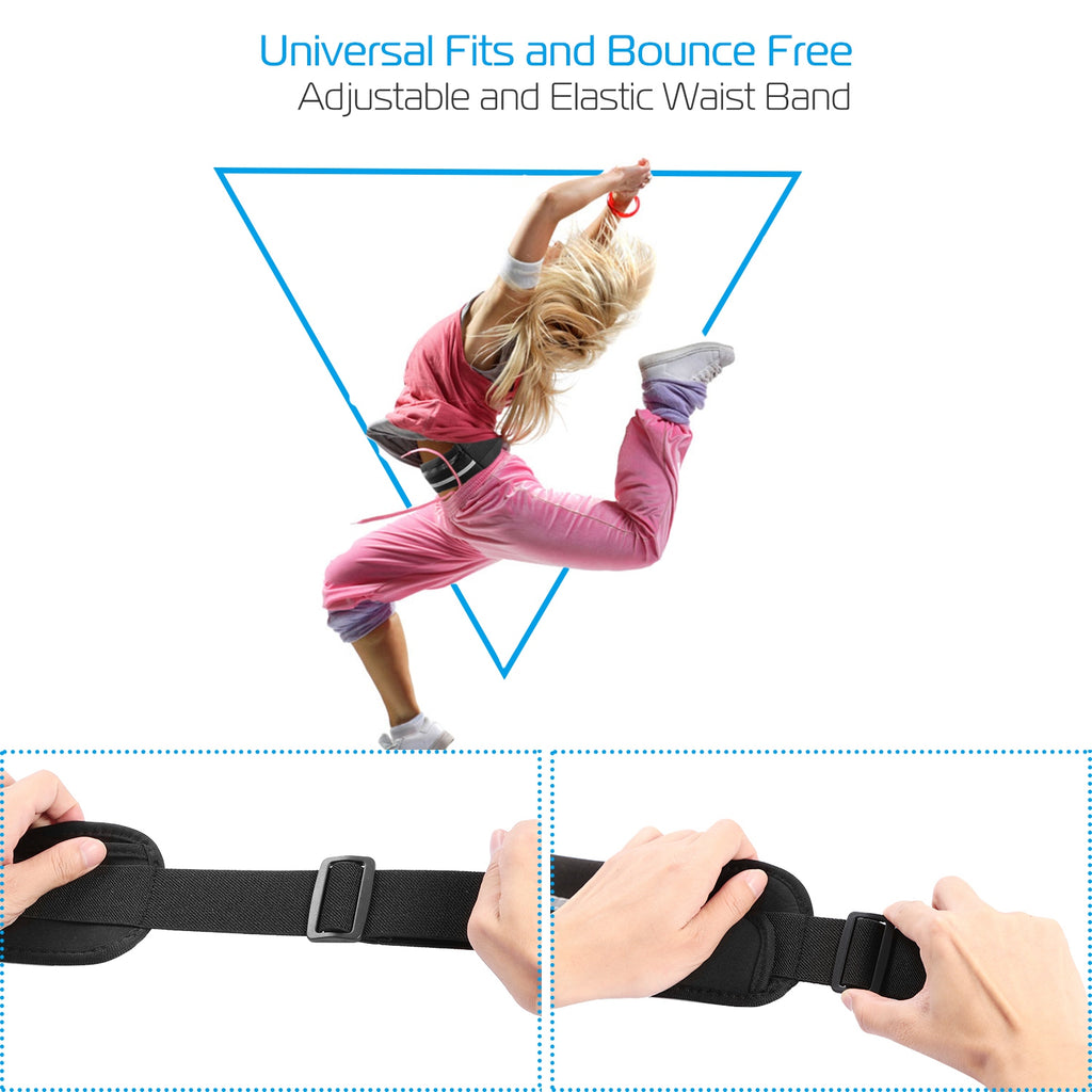 1Pc Sports Waist Bag Running Belt Pack Waterproof Waist Pouch réglable