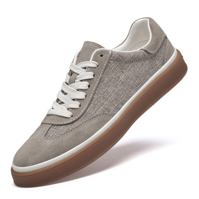 Respirant Casual Bas-top Blanc Sneakers