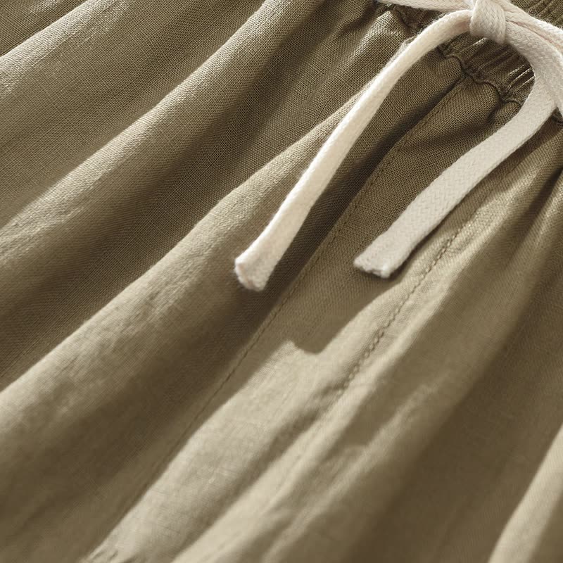 Stylish lightweight linen trousers for men
