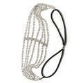 Flash Diamond Strass Elastic Headband Accessoires capillaires Cinq rangées de diamants
