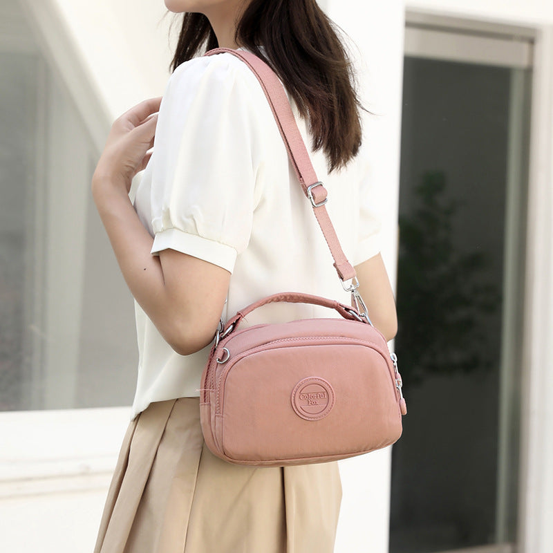 Colorful Fox Mode Mobile Phone Bag Women's Multi-Layer Simple Sac à épaules Satchel Wate