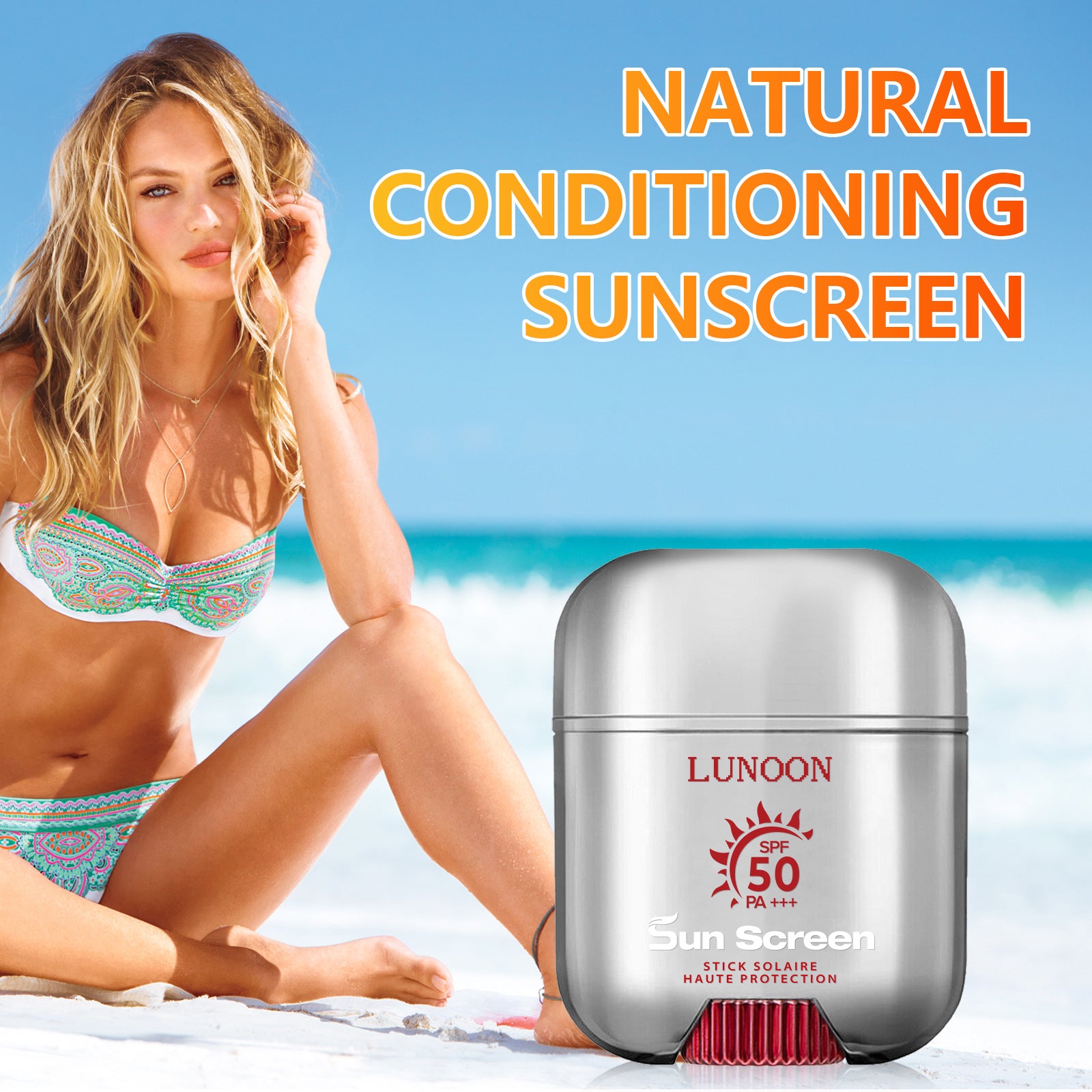 Réparation de soins du corps entier Crème antisoleil solide Spf50 Lotion anti-légère