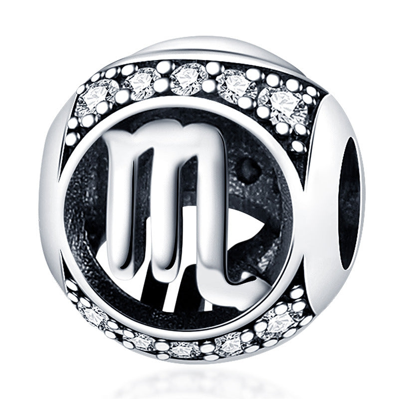 12 Accessoires de perles de signe zodiac pour bracelets bricolage