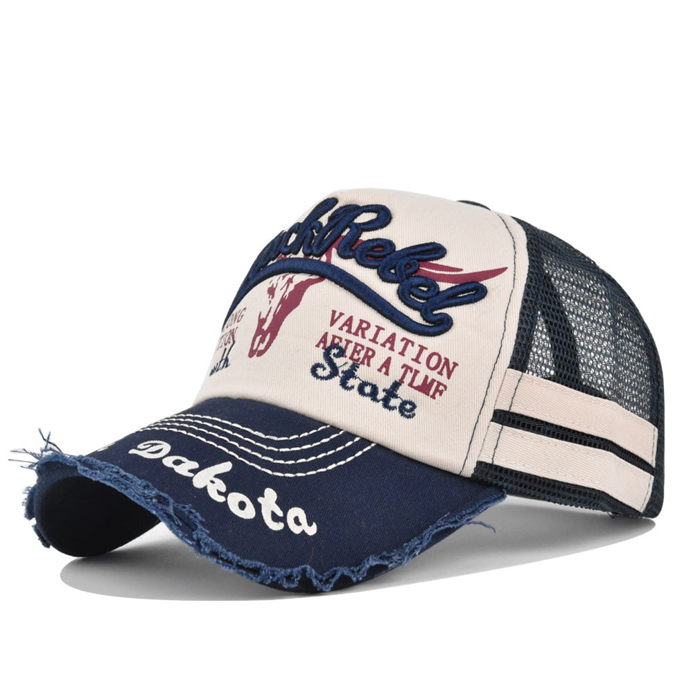 Casquette de baseball identique pour hommes et femmes avec logo de tête de Bull Embossed