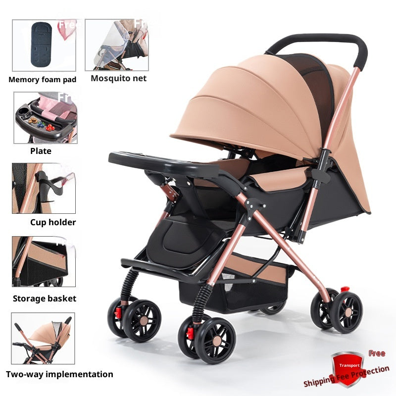 Poussette pour bébés bidirectionnelle