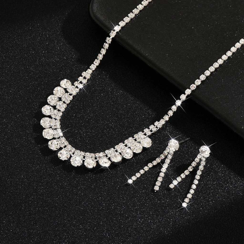 Femmes Glamour Mariage 2 Pcs Ensemble de Strass