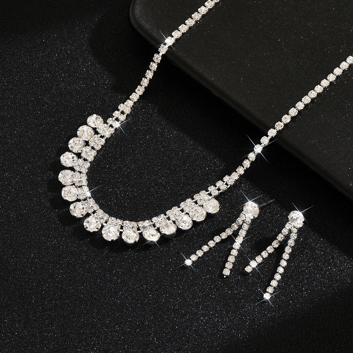 Femmes Glamour Mariage 2 Pcs Ensemble de Strass