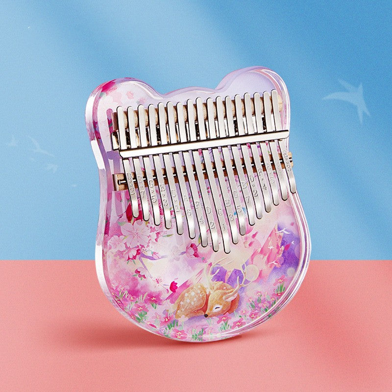 Pouce Harp Kalimba Kalimba Son acrylique cristal clair
