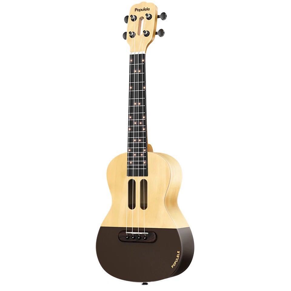 Smart Ukulele U1 Learning Spruce Gift Package Game Entrée Smart APP Petite guitare