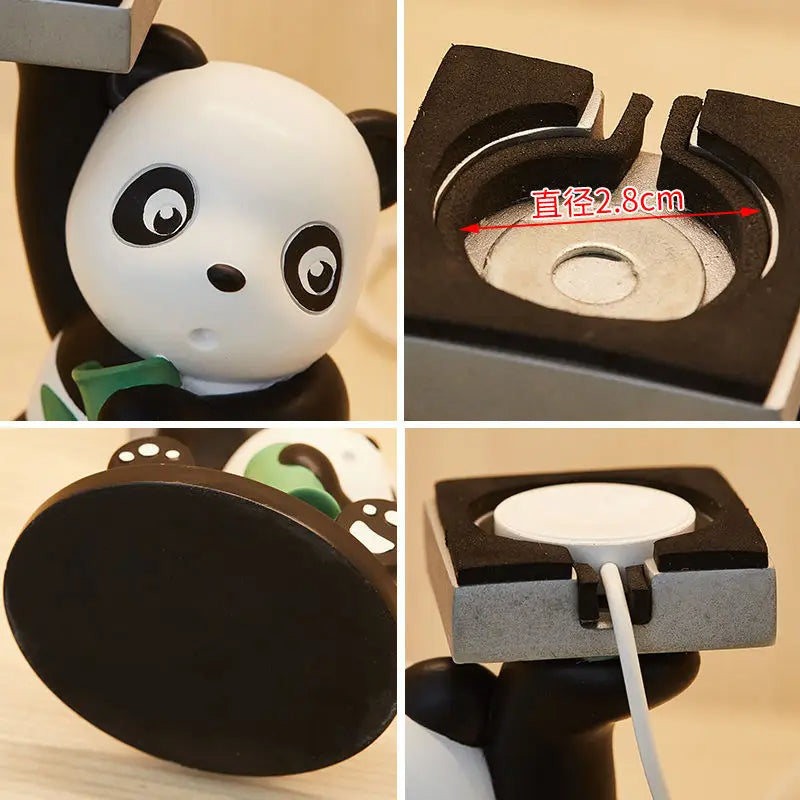 Mignon porte-téléphone Panda petits ornements