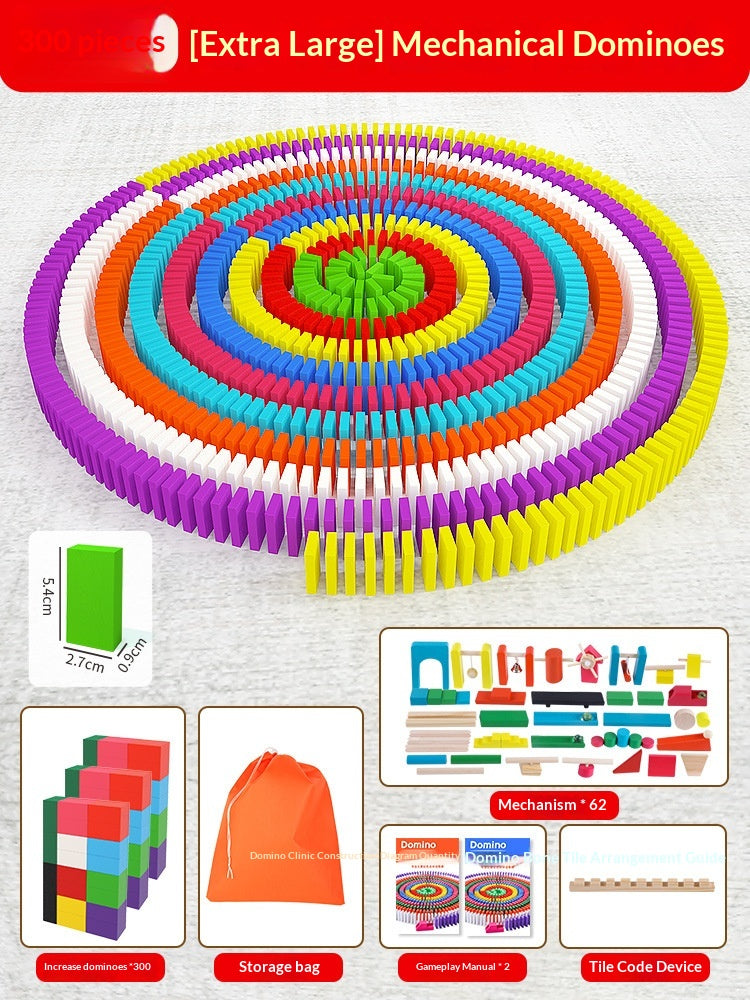 Puzzle éducatif Jouet Mécanisme Bâtiment Blocs Cadeau Dominos