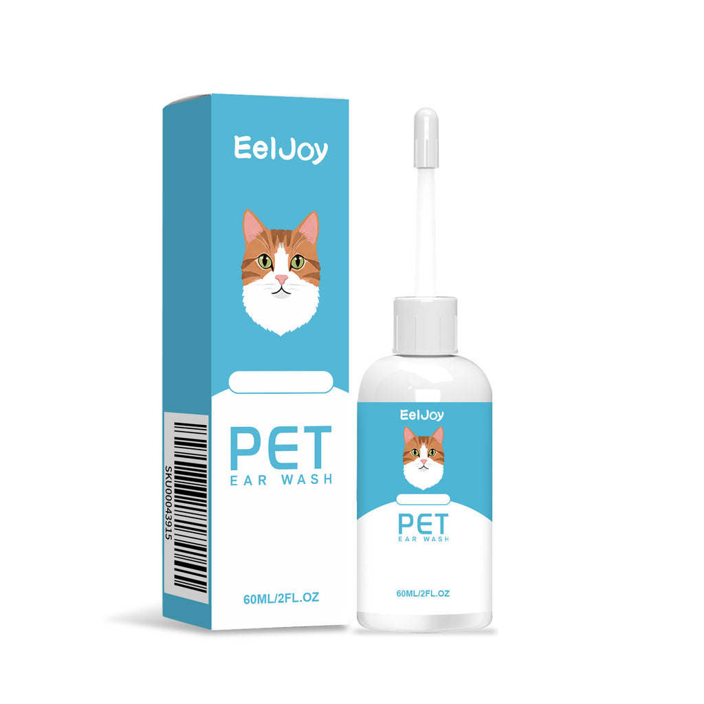 Animaux de compagnie Nettoyeur d'oreille Ingrédients doux Soins de l'oreille Dirt Odor Agent de nettoyage quotidien
