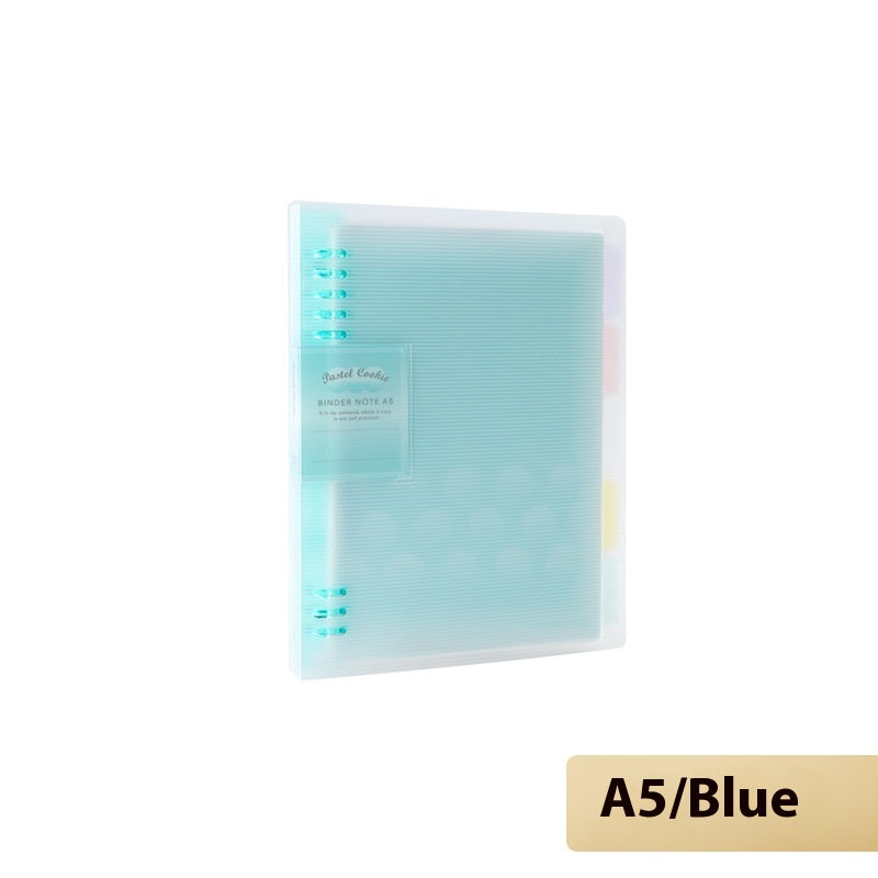 Recharge de lumière douce pour pastel Shell Pastel Spiral Recharge B5 Impression de plaque A5