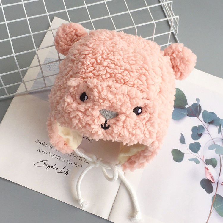 Casquette de bébé coréenne Mignon d'hiver pour l'alimentation