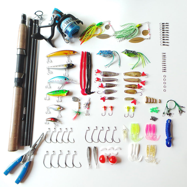 Ensemble portable Lure Rod Fishing Lure Box