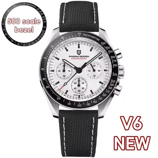 Quartz Watch Calendrier multifonctions Imperméable