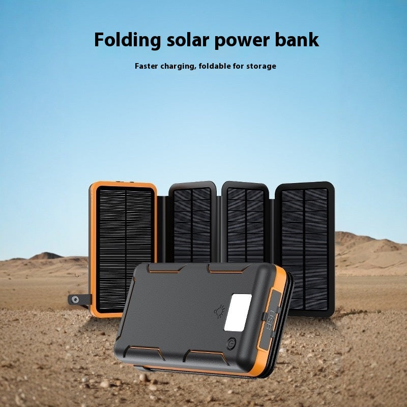 25000 mAh High Capacity Portable Solar Power Bank
