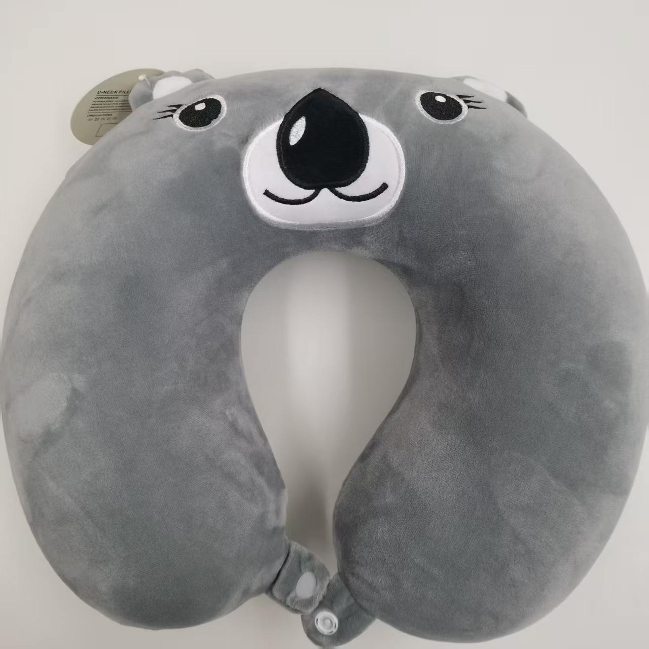 Cute Grey Koala Oreiller de cou américain